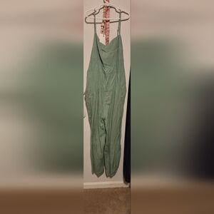 Francesca's Collections Sage Green Jumpsuit